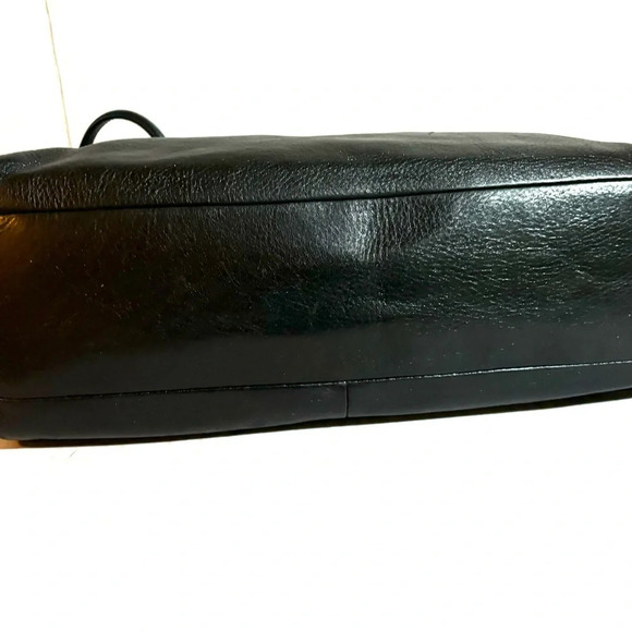 Coach black leather satchel handbag - Picture 4 of 10